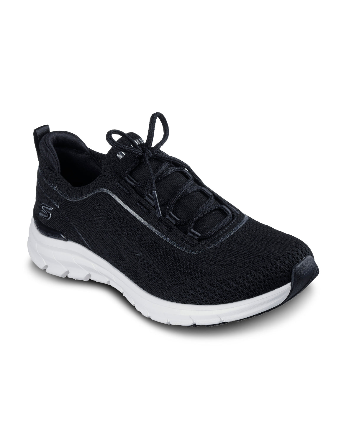 Black sneaker on a white background