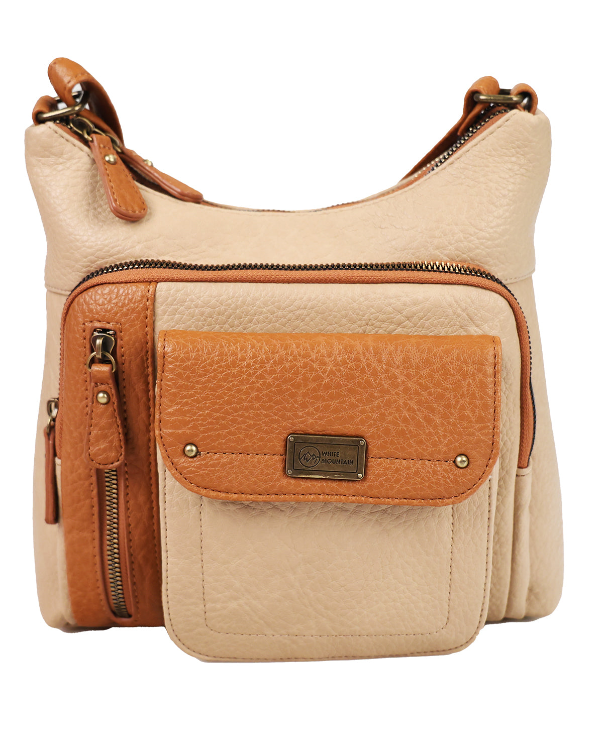 White Mountain Buffalo Grain Walnut Hill Crossbody