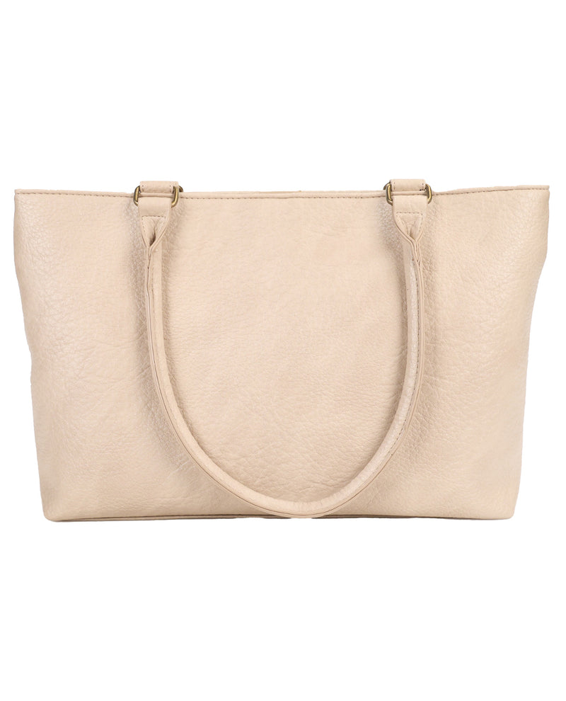 White Mountain Carter Ridge Large Tote Bag Lt Taupe