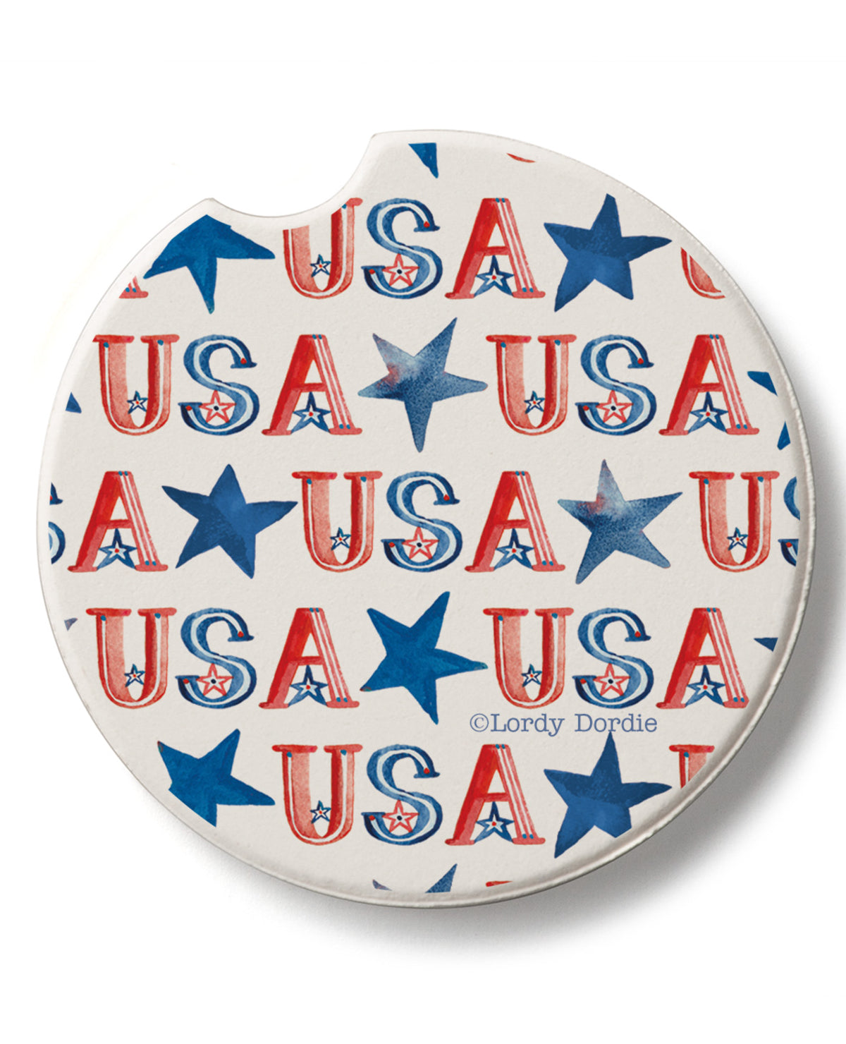 USA Stars Car Coaster