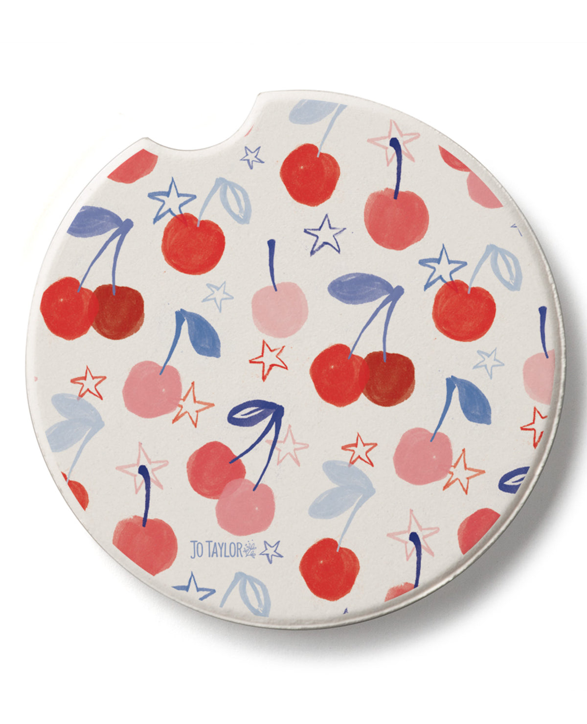 Cherry Stars Car Coaster