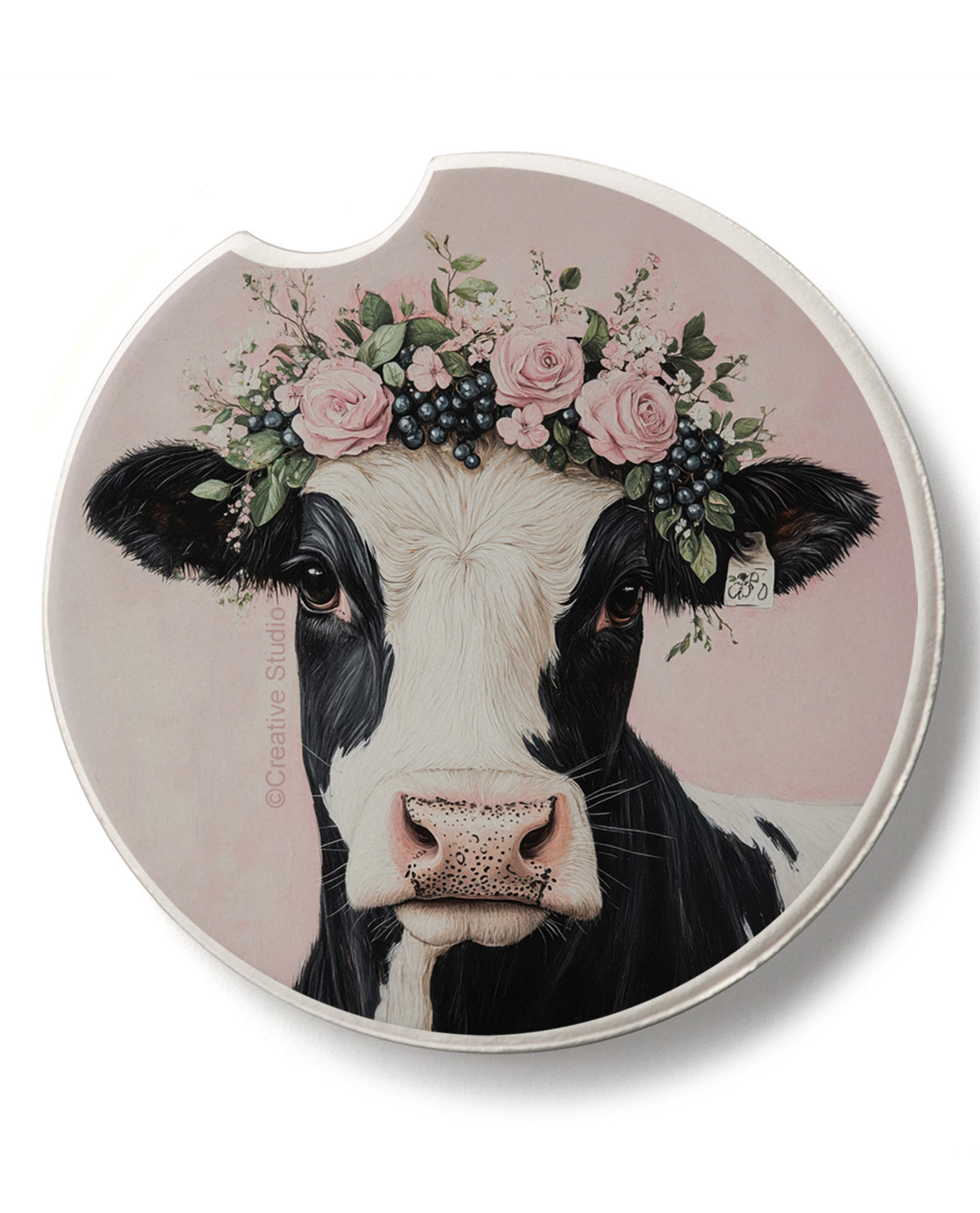 Charming Cow Car Coaster