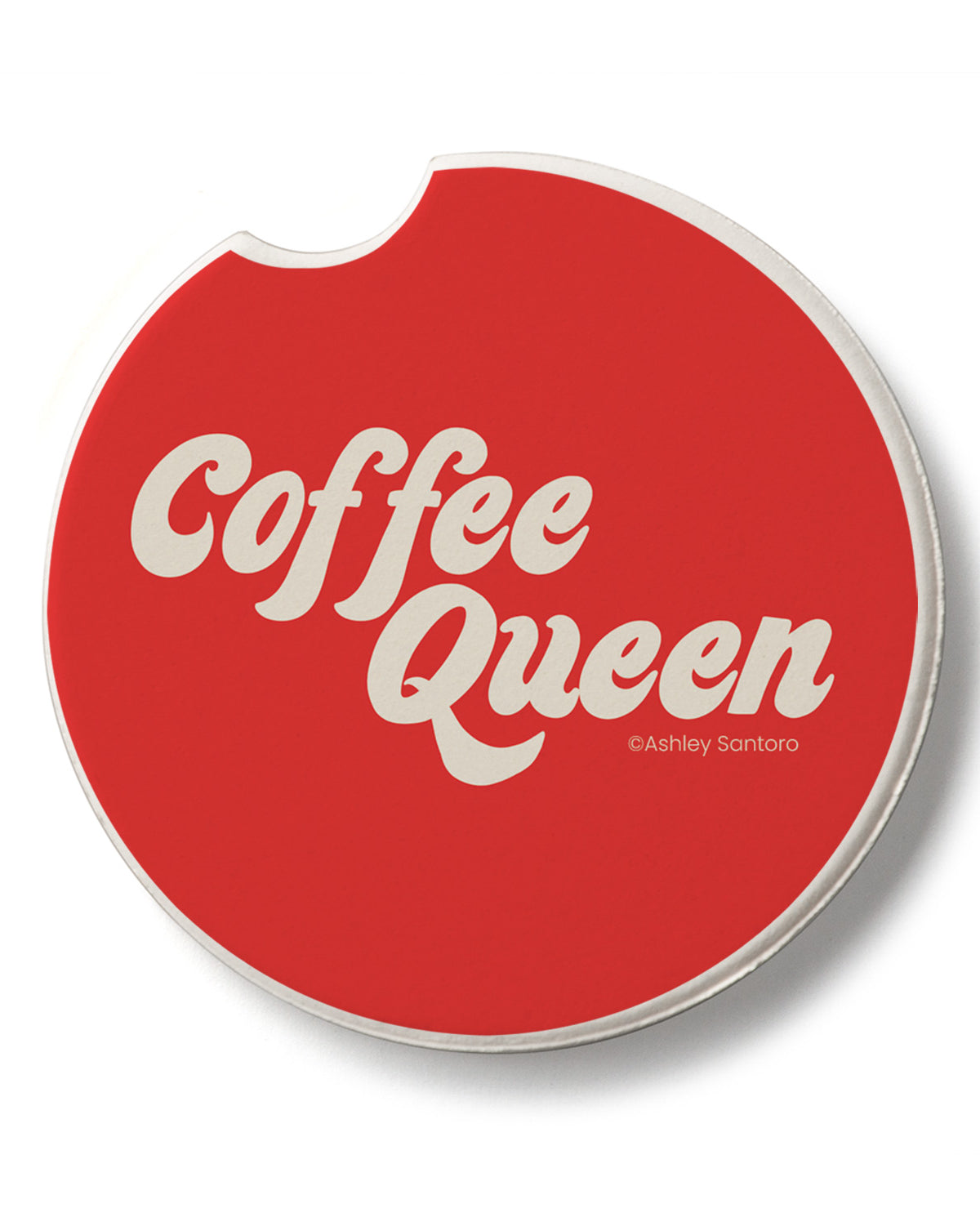 Coffee Queen Car Coaster