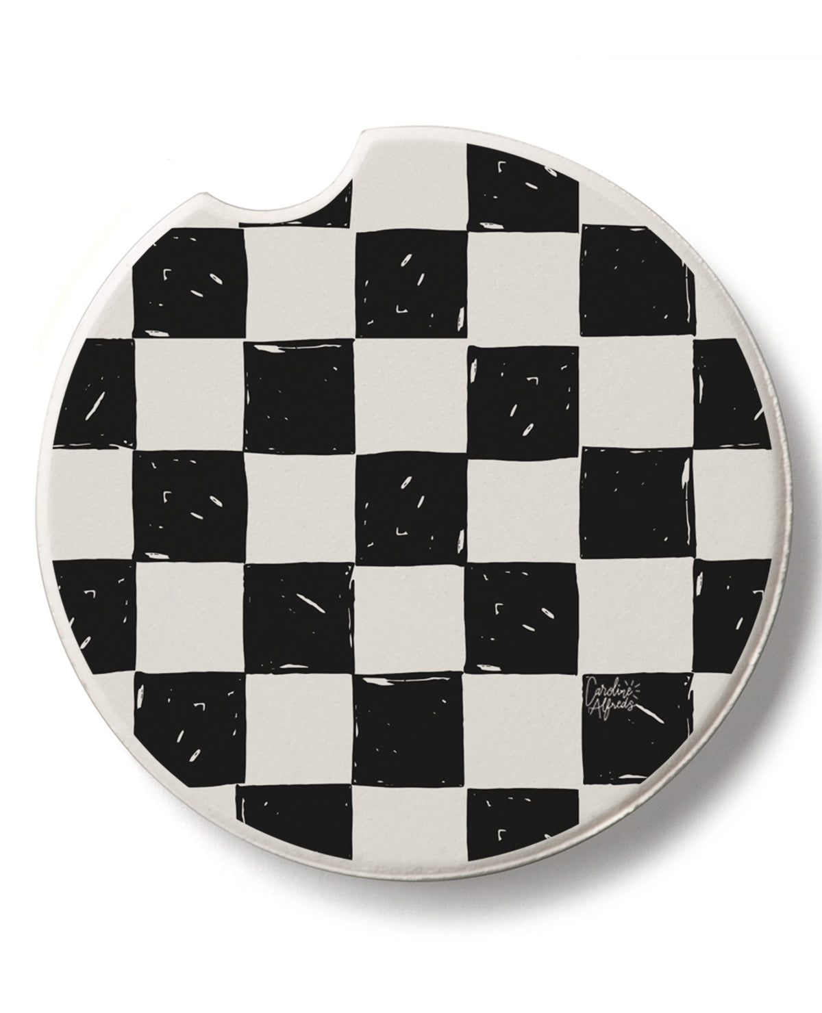 Checker Car Coaster