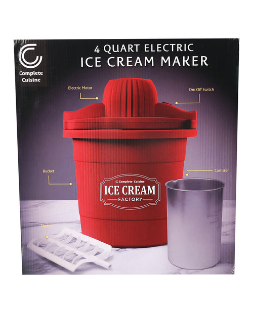 Kitchen Cuisine 4qt Electric Ice Cream Maker