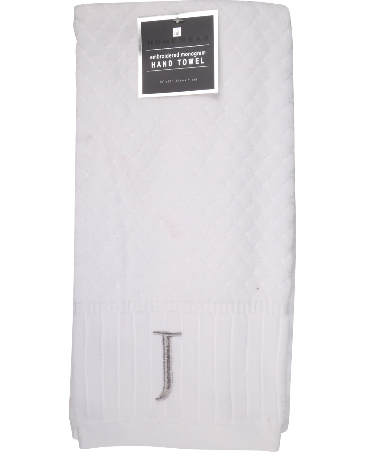 Homewear J Monogram Hand Towel
