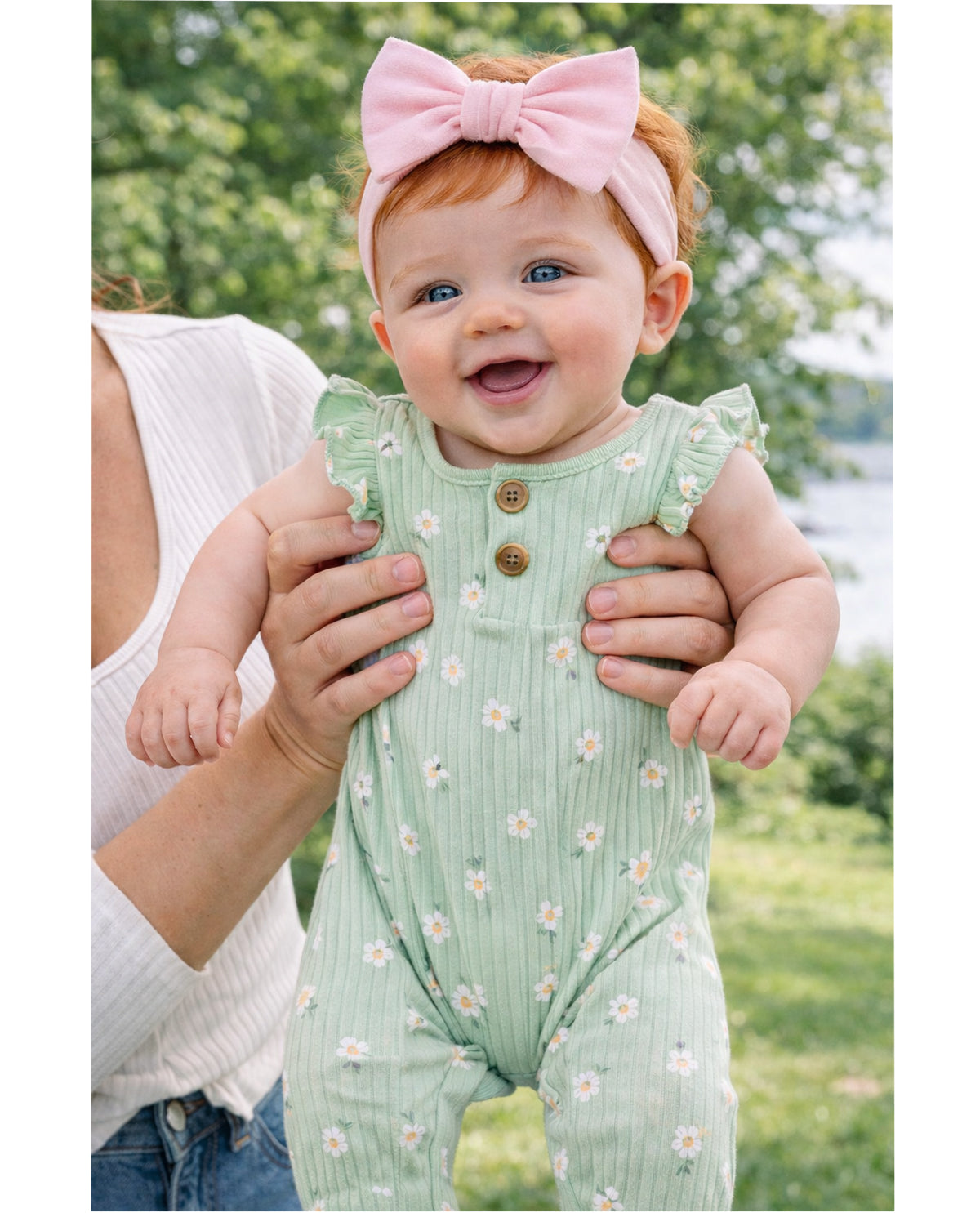 Willow & Whimsy Newborn Girl Knit Coveralls