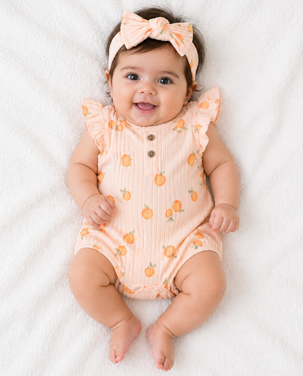 Willow & Whimsy Newborn Girl Knit Sunsuits