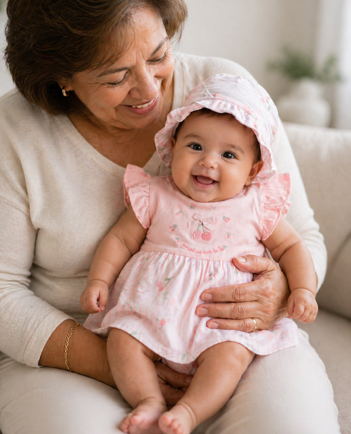Rene Rofe Newborn Girl Knit Sunsuits