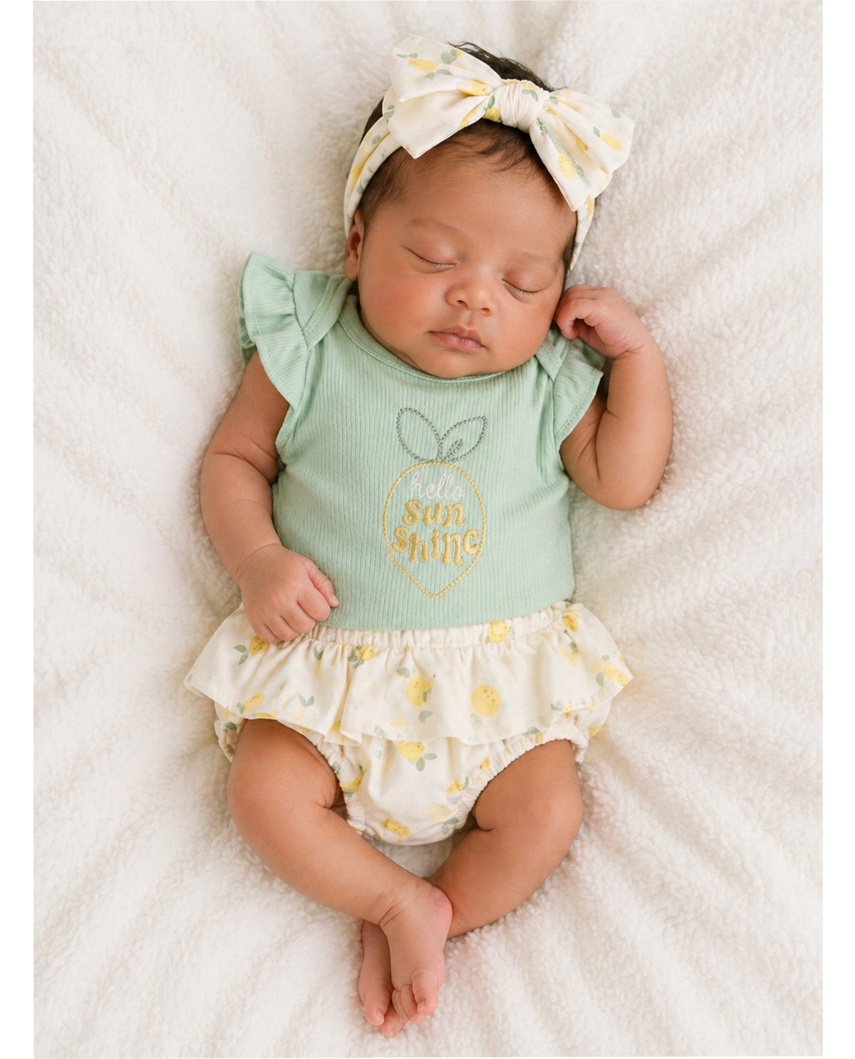Newborn Girl Knit Diaper Sets