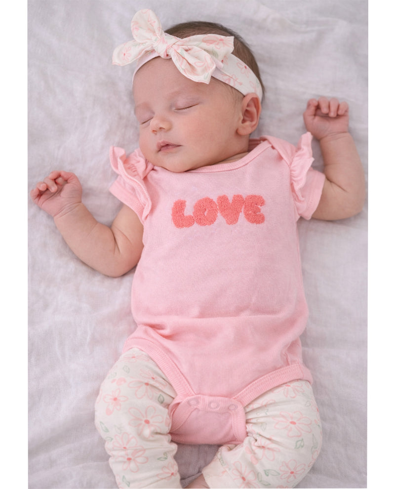 Bon Bebe Infant Girl 3 Piece Headband Set