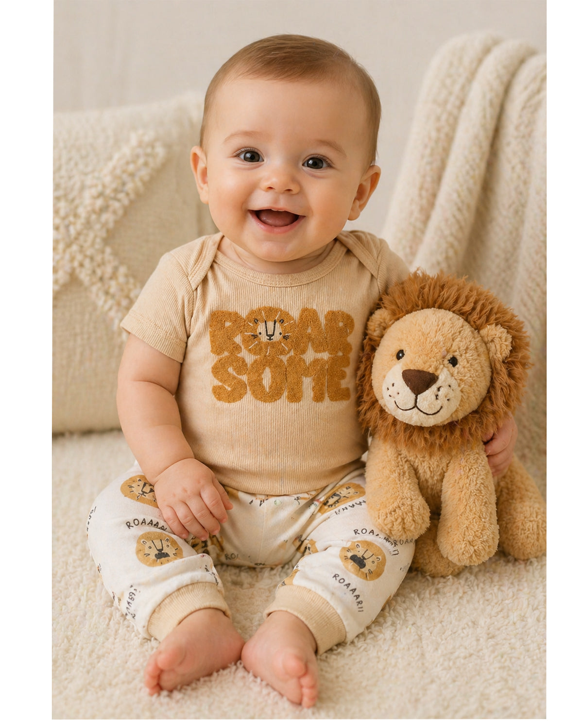 Bon Bebe Infant Boy 3 Piece Hat Set