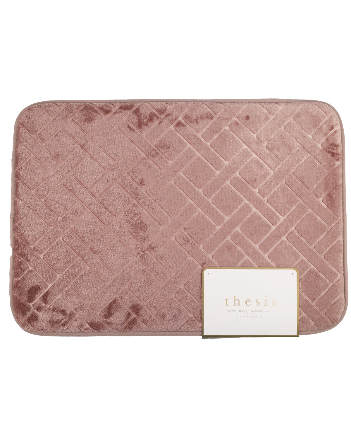 Thesis Mauve Memory Foam Bathmat