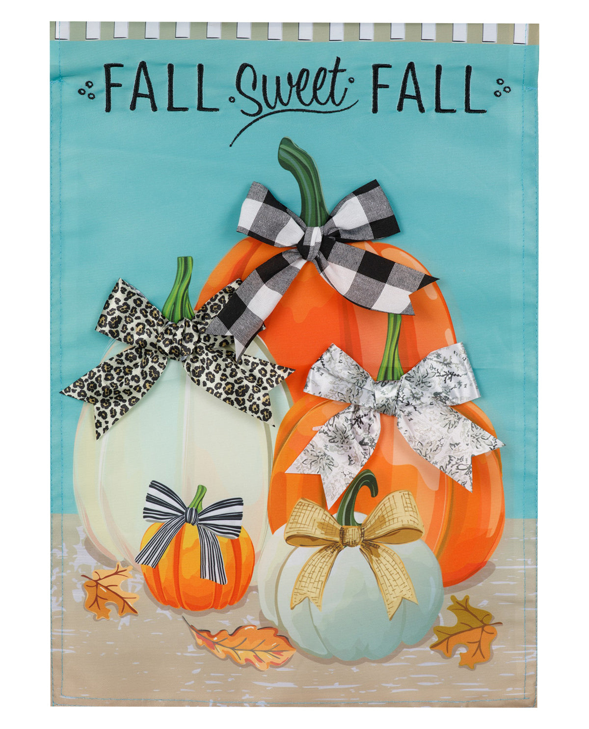 Evergreen Fall Sweet Fall Applique Garden Flag