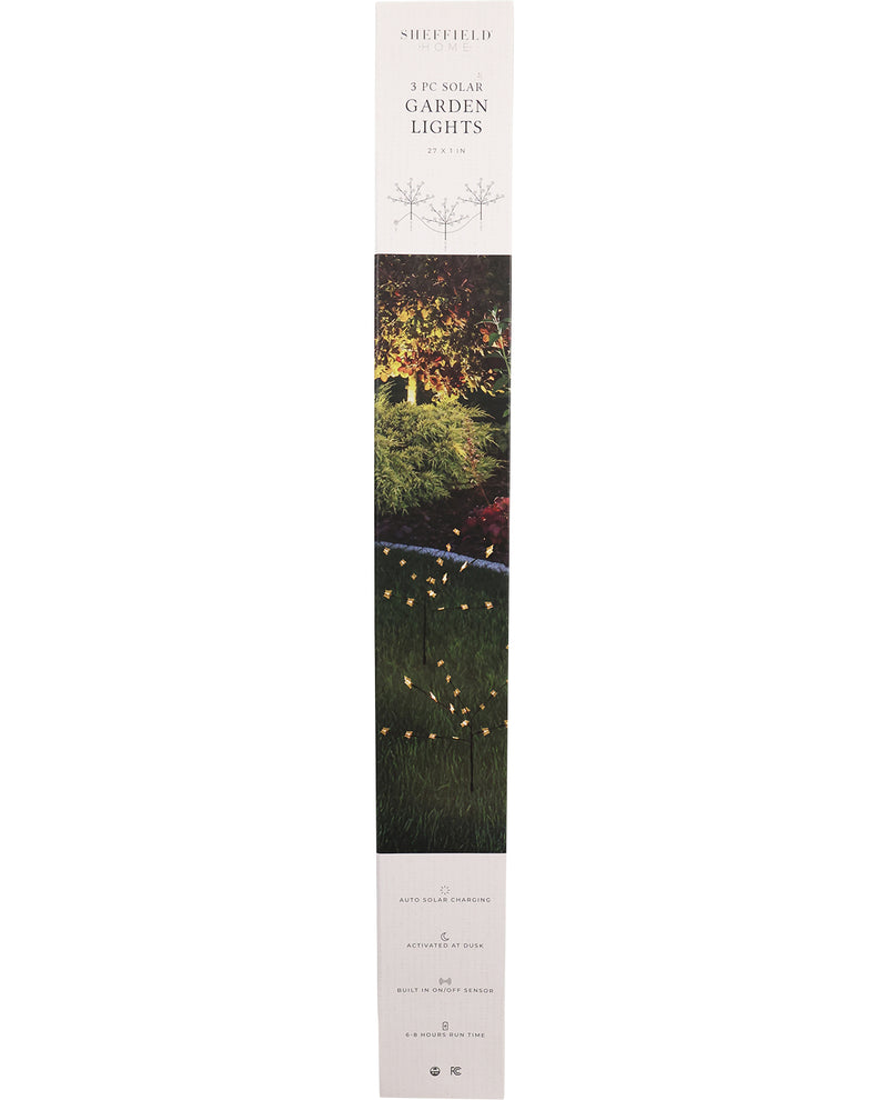 Sheffield Garden Lights packaging with a scenic image of lights in a garden.