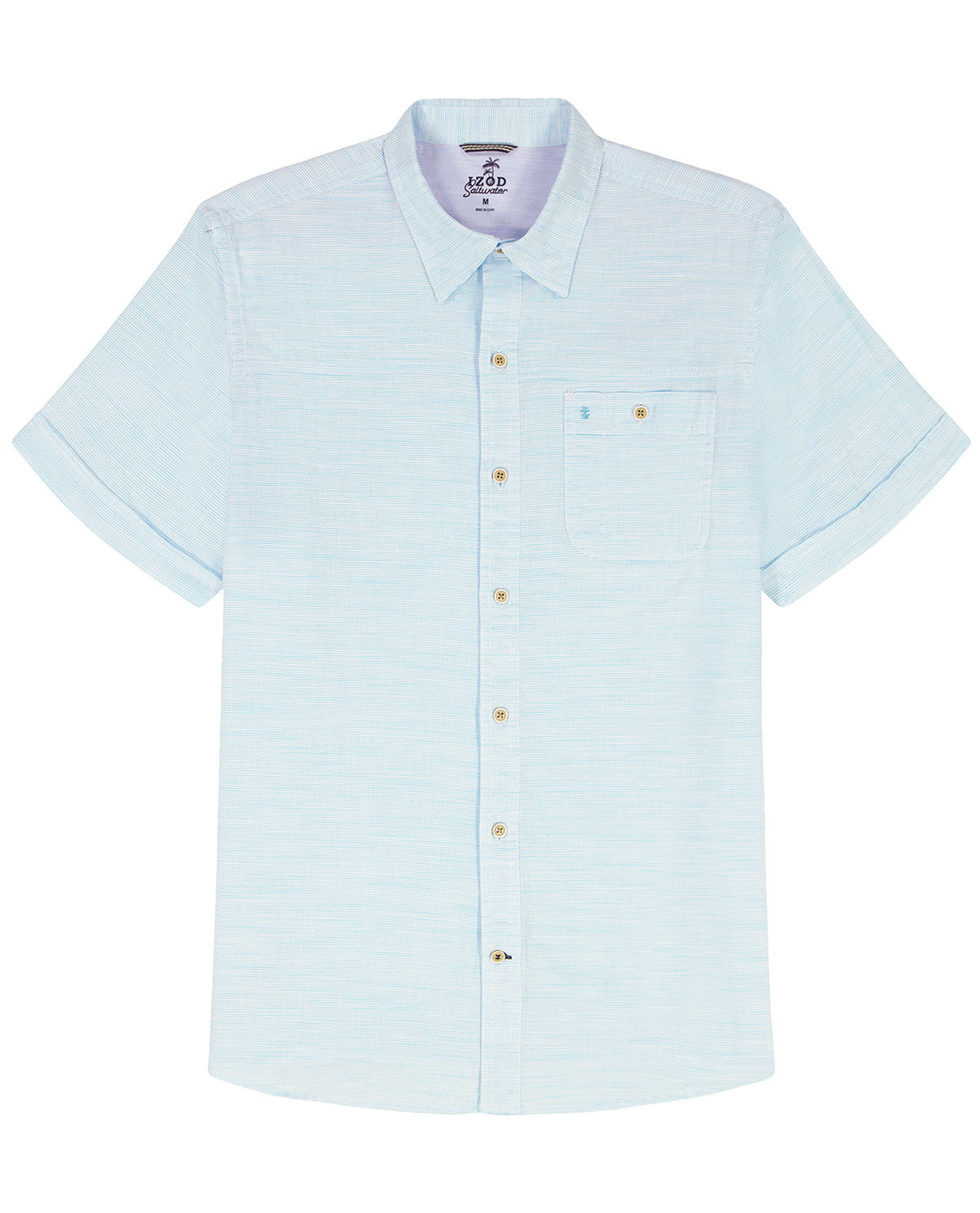 Izod Short Sleeve Dockside Chambray