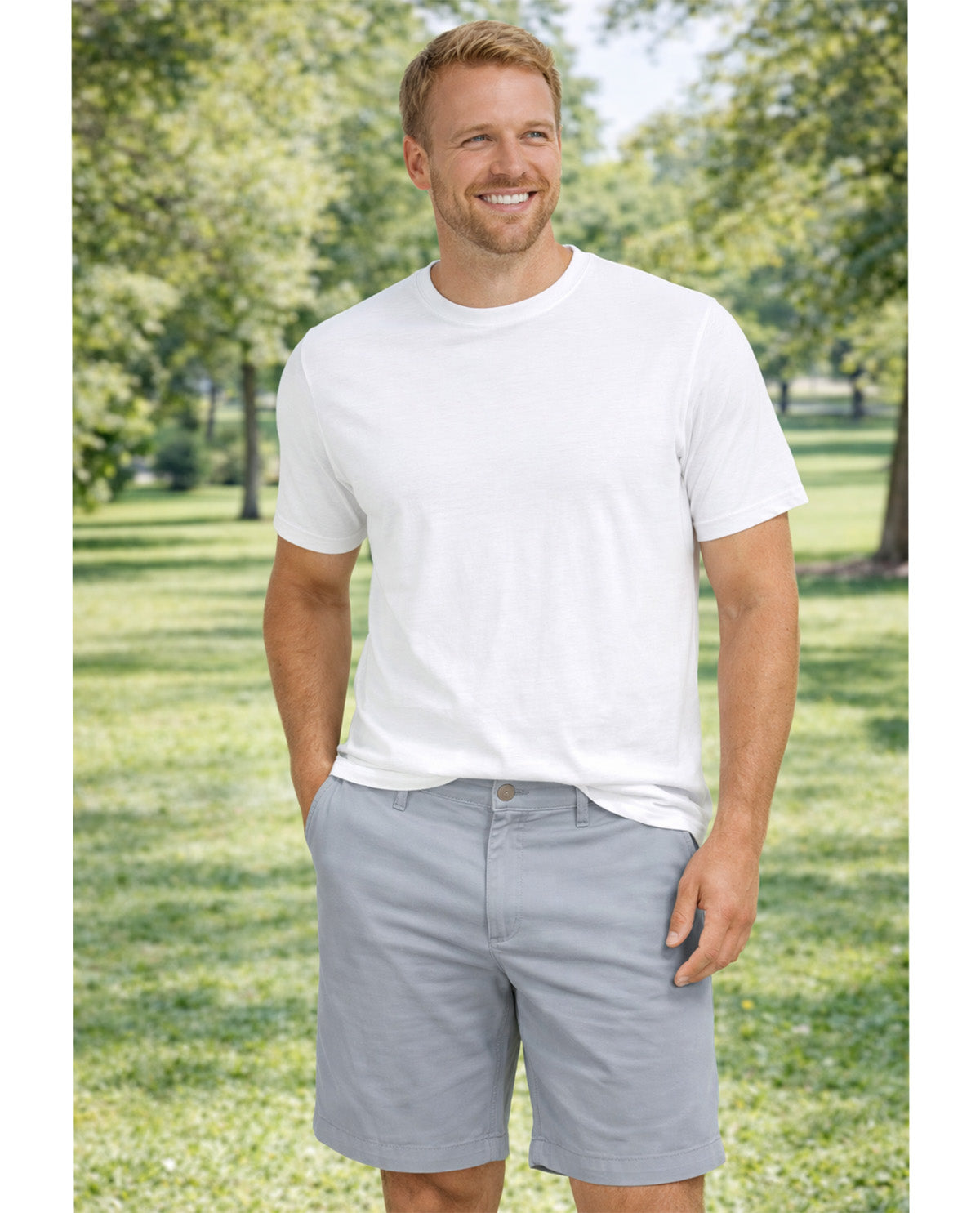 Izod Flat Front Saltwater Twill Short