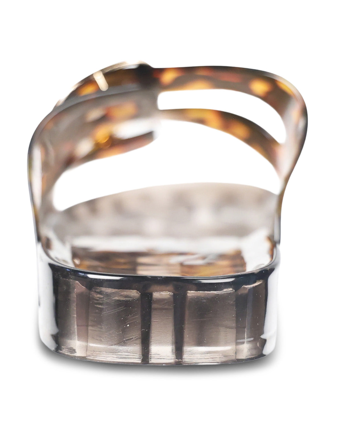 Mia Glimmer Two Band Sandal Leopard