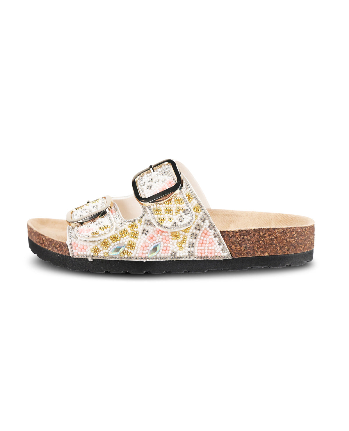 Mia Jozee Beaded Two Band Sandal