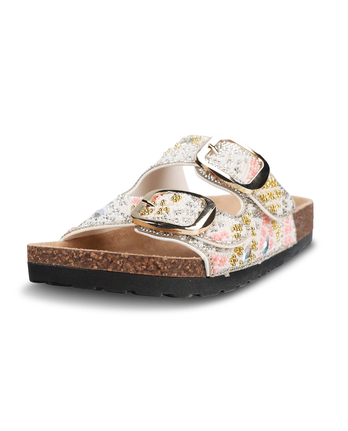 Mia Jozee Beaded Two Band Sandal