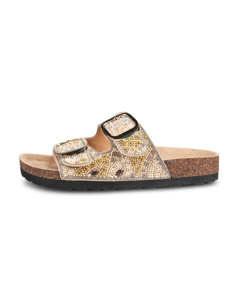 Mia Jozee Beaded Two Band Sandal