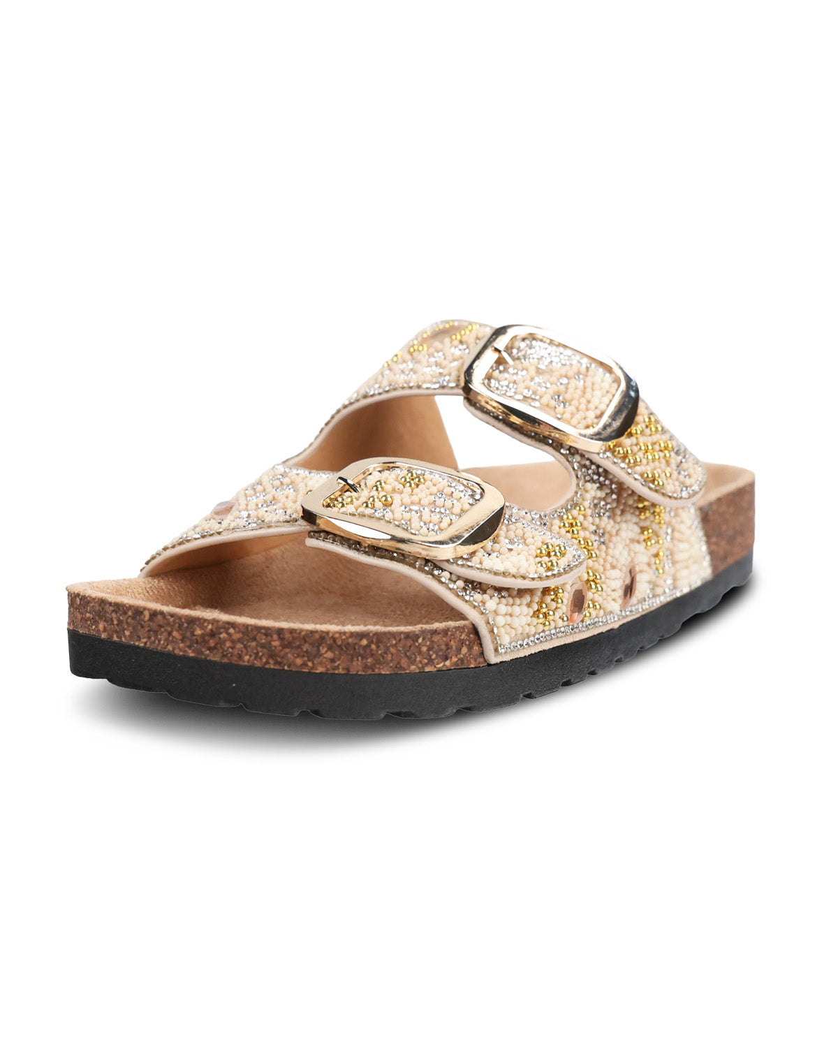 Mia Jozee Beaded Two Band Sandal