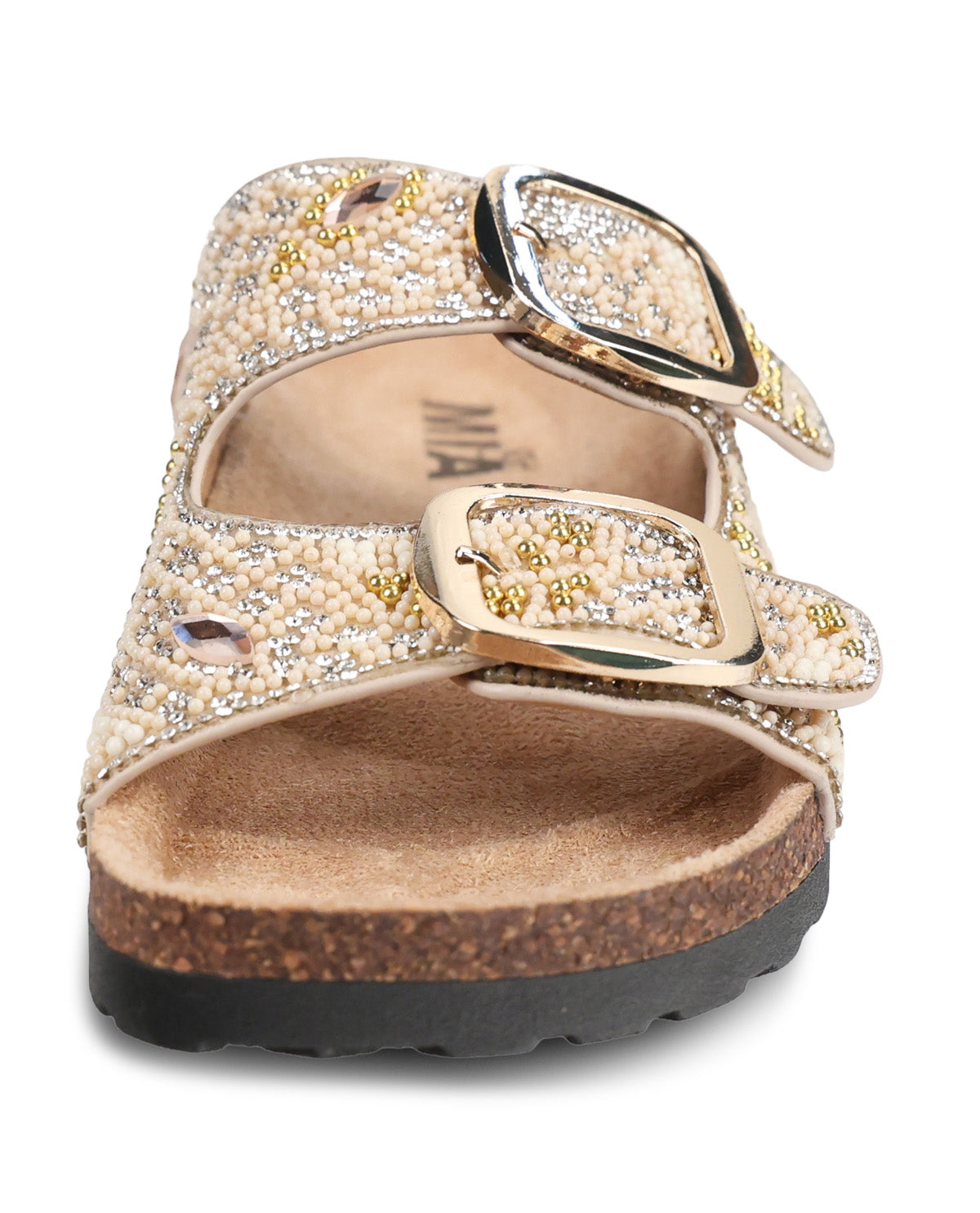 Mia Jozee Beaded Two Band Sandal – Hamrick's Shop
