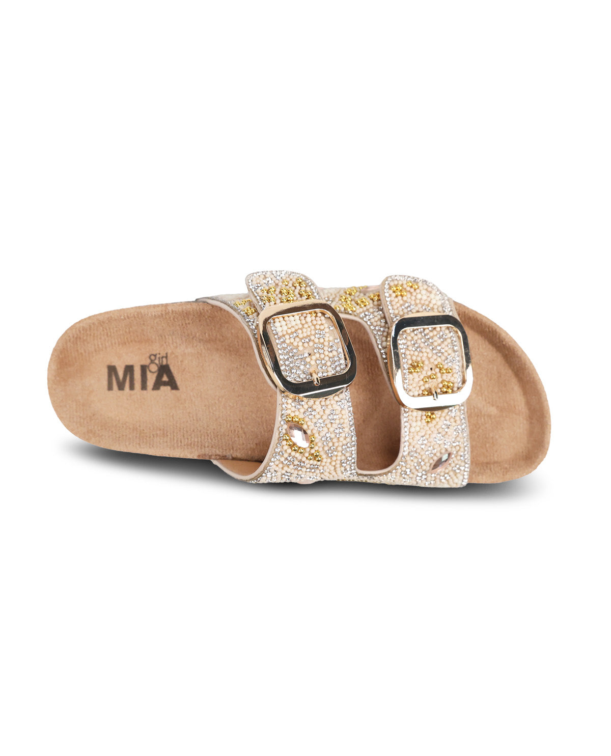 Mia Jozee Beaded Two Band Sandal – Hamrick's Shop