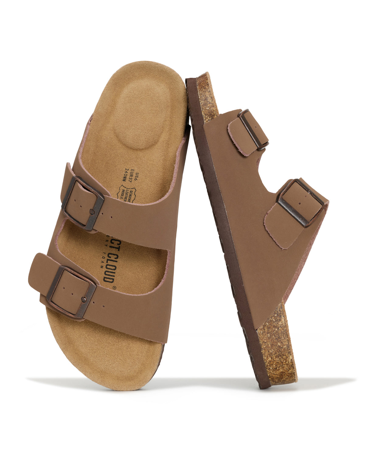 Project Cloud Valerie Sandal Tan Leather