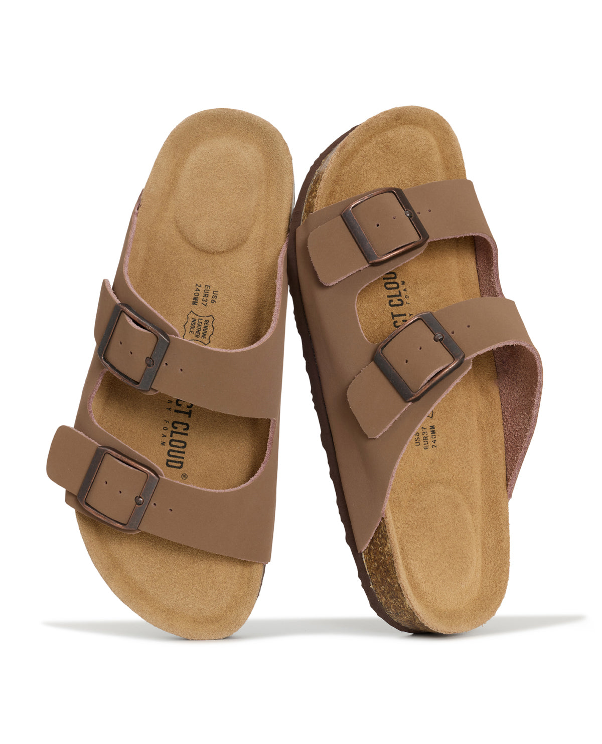 Project Cloud Valerie Sandal Tan Leather