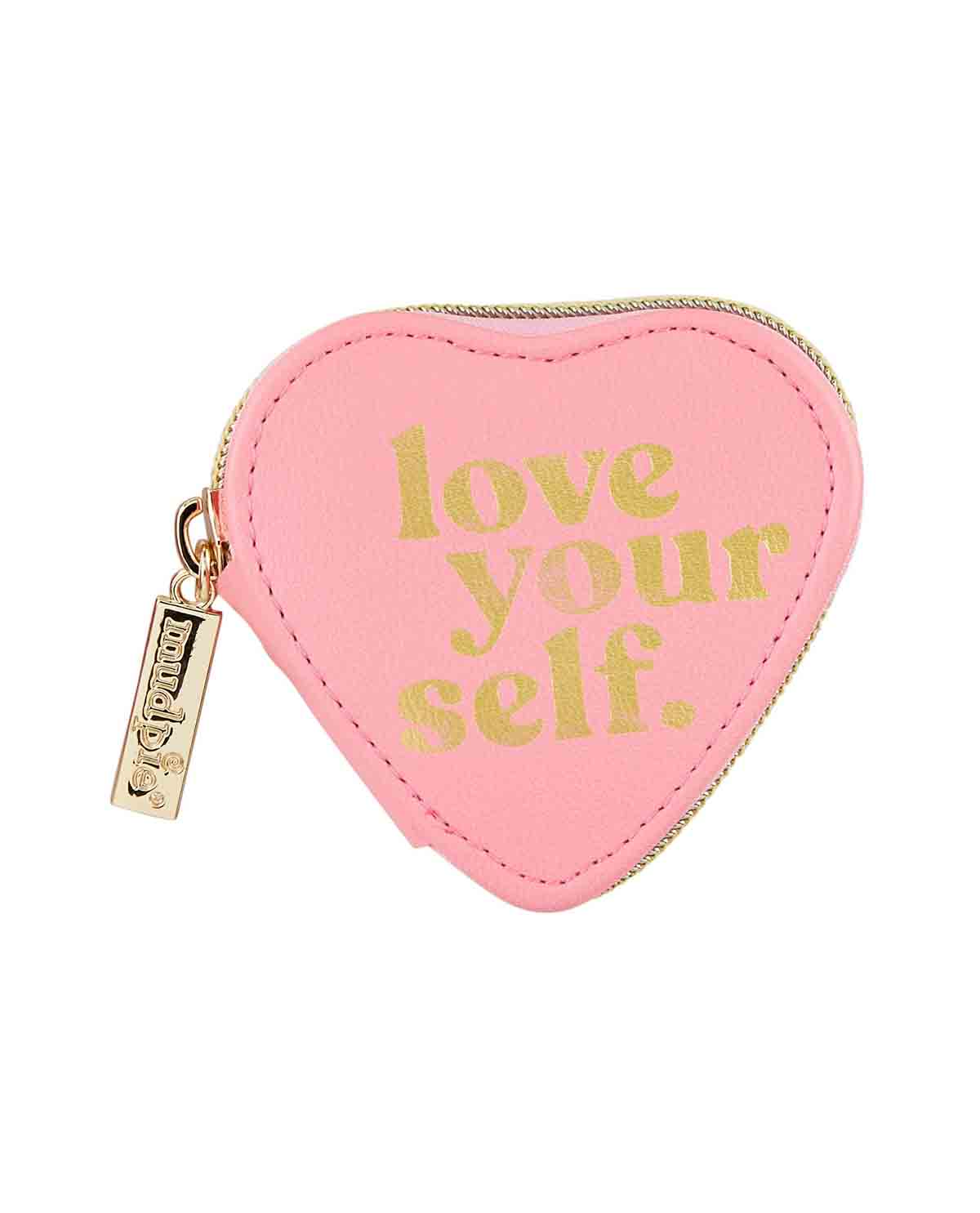 Mud Pie - Love Yourself Pill Case Pink