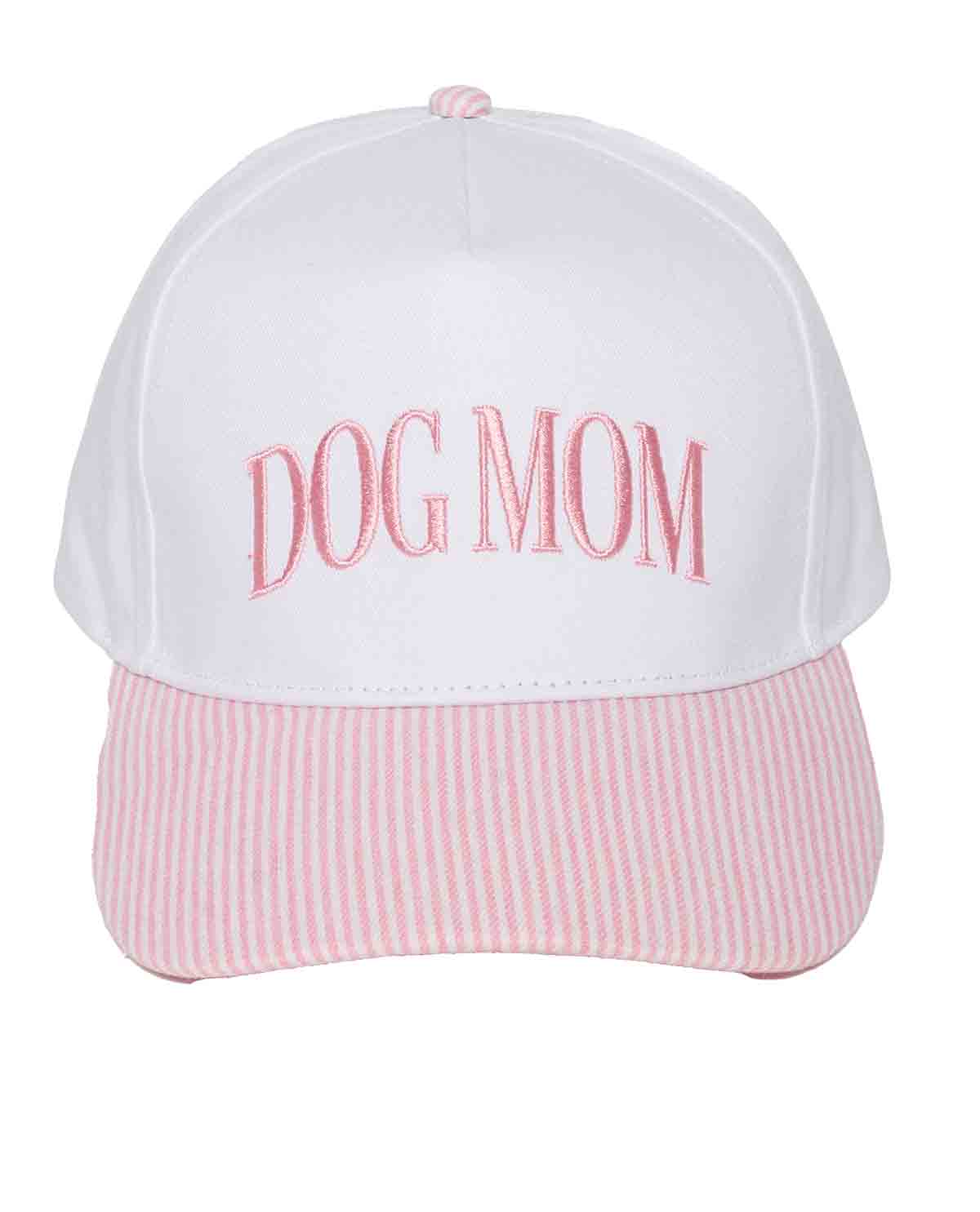 Dog Mom Cap White