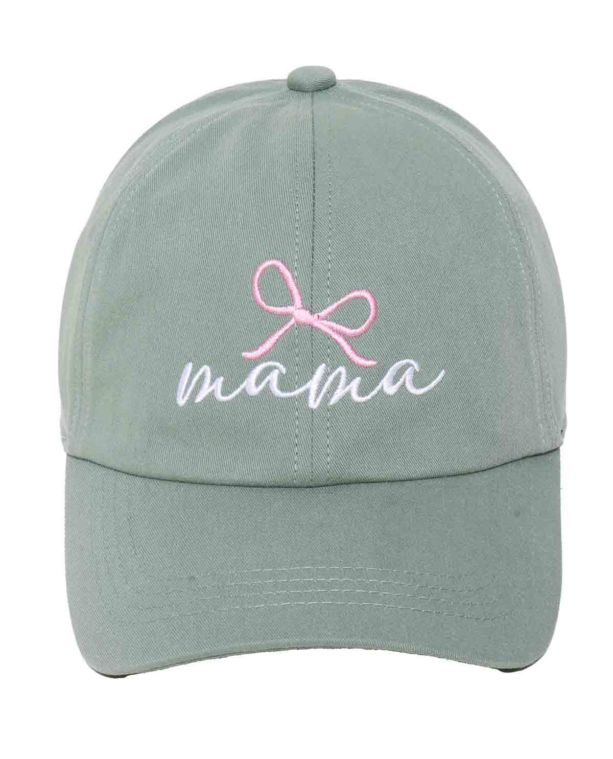 Bow Mama Cap Green