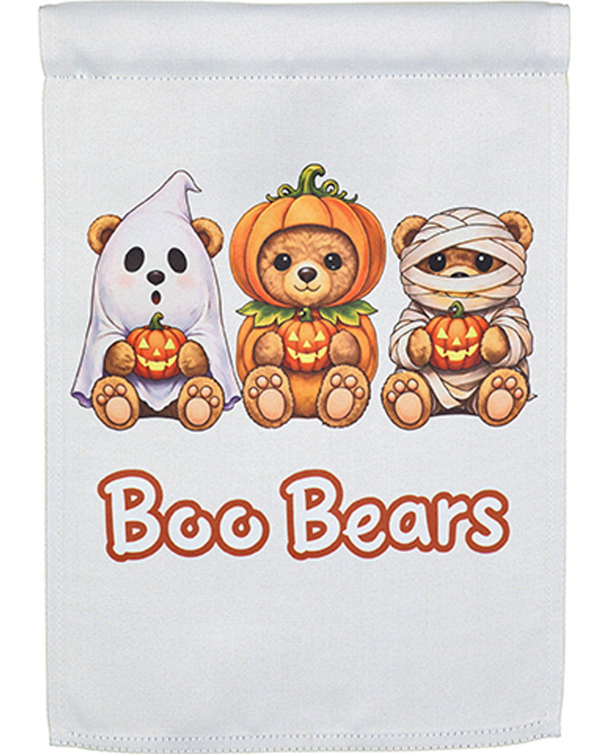 Evergreen Boo Bears Garden Flag