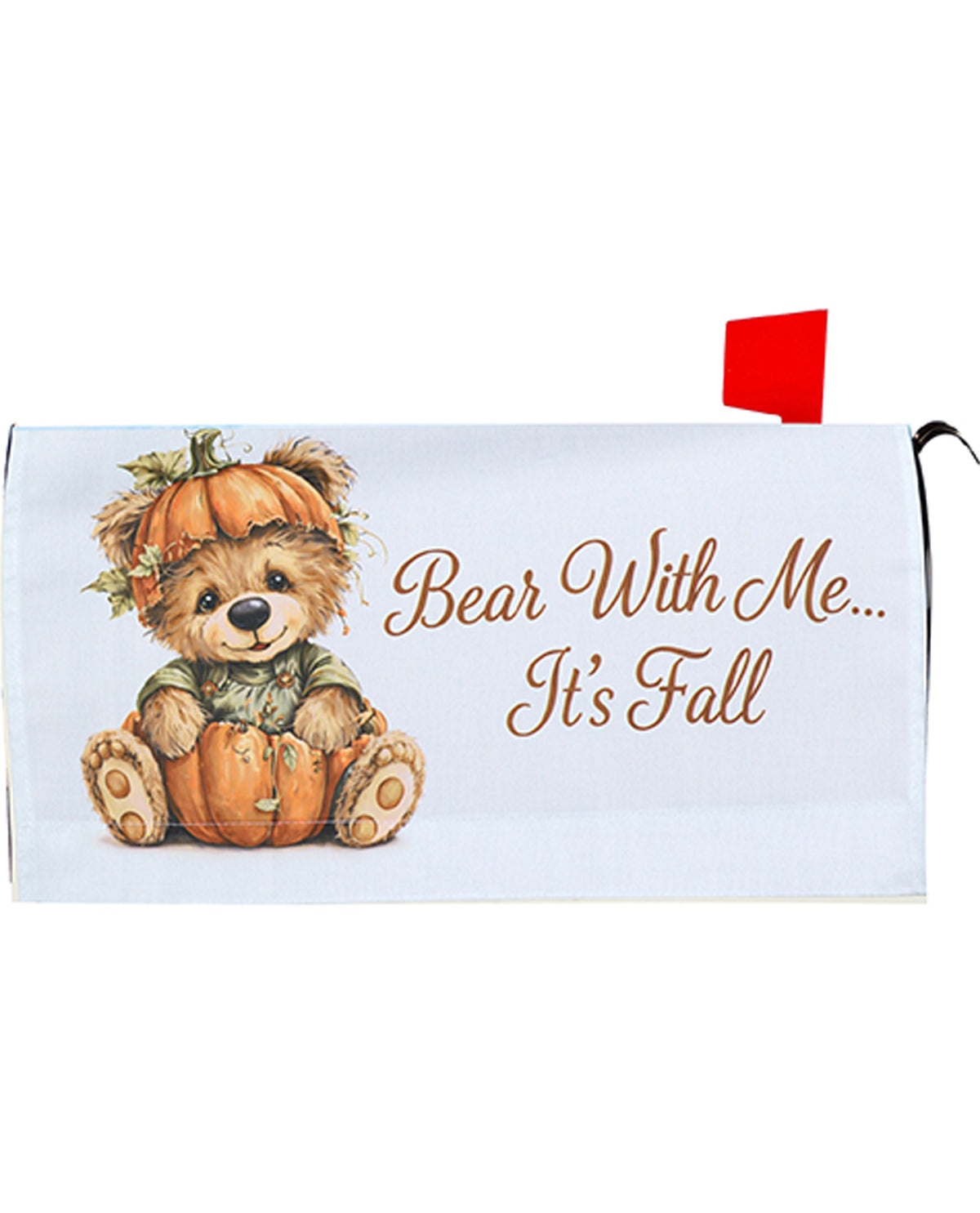 Evergreen Bear With Me It's Fall Mailbox Cover