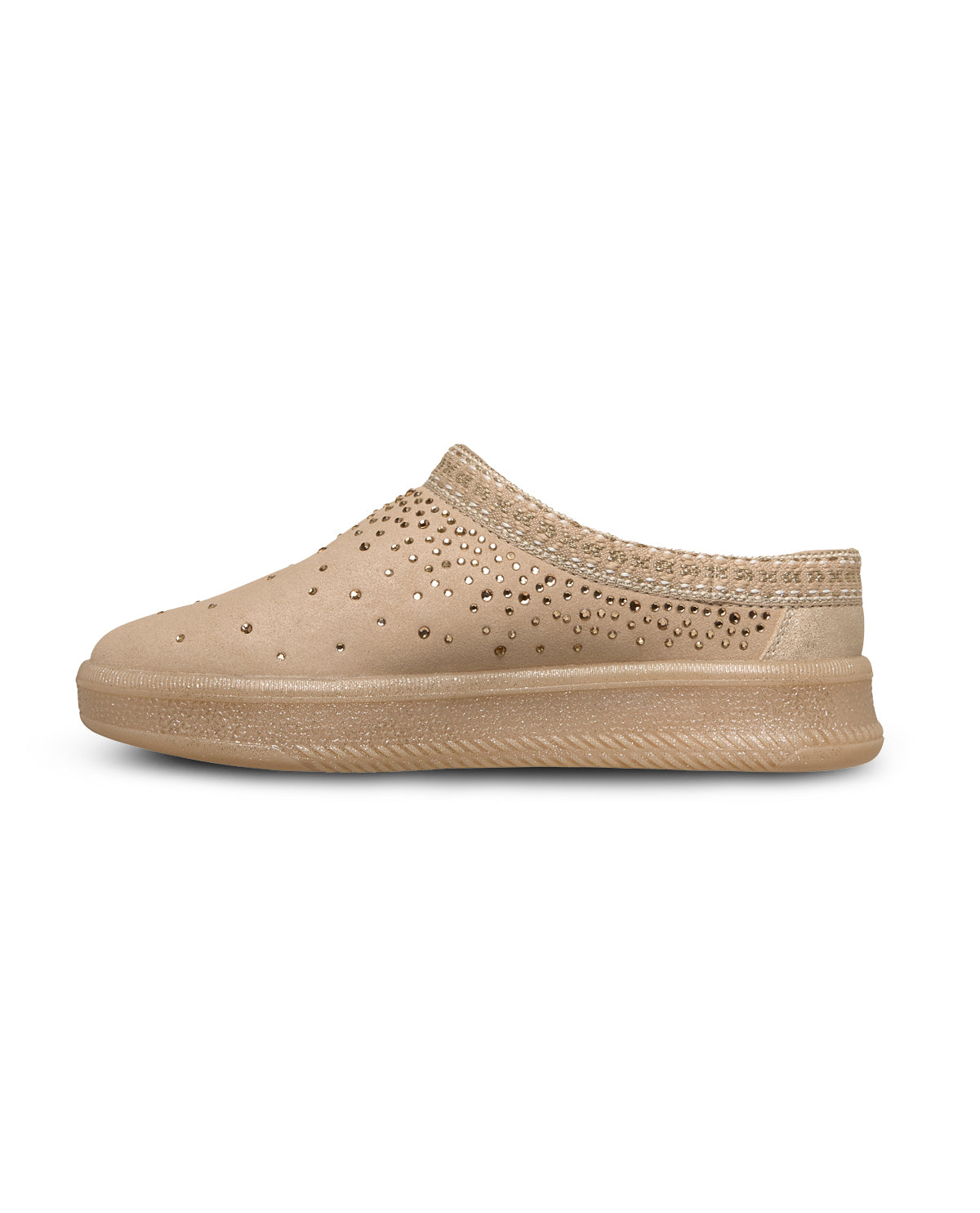Sand clog shoe on a white background