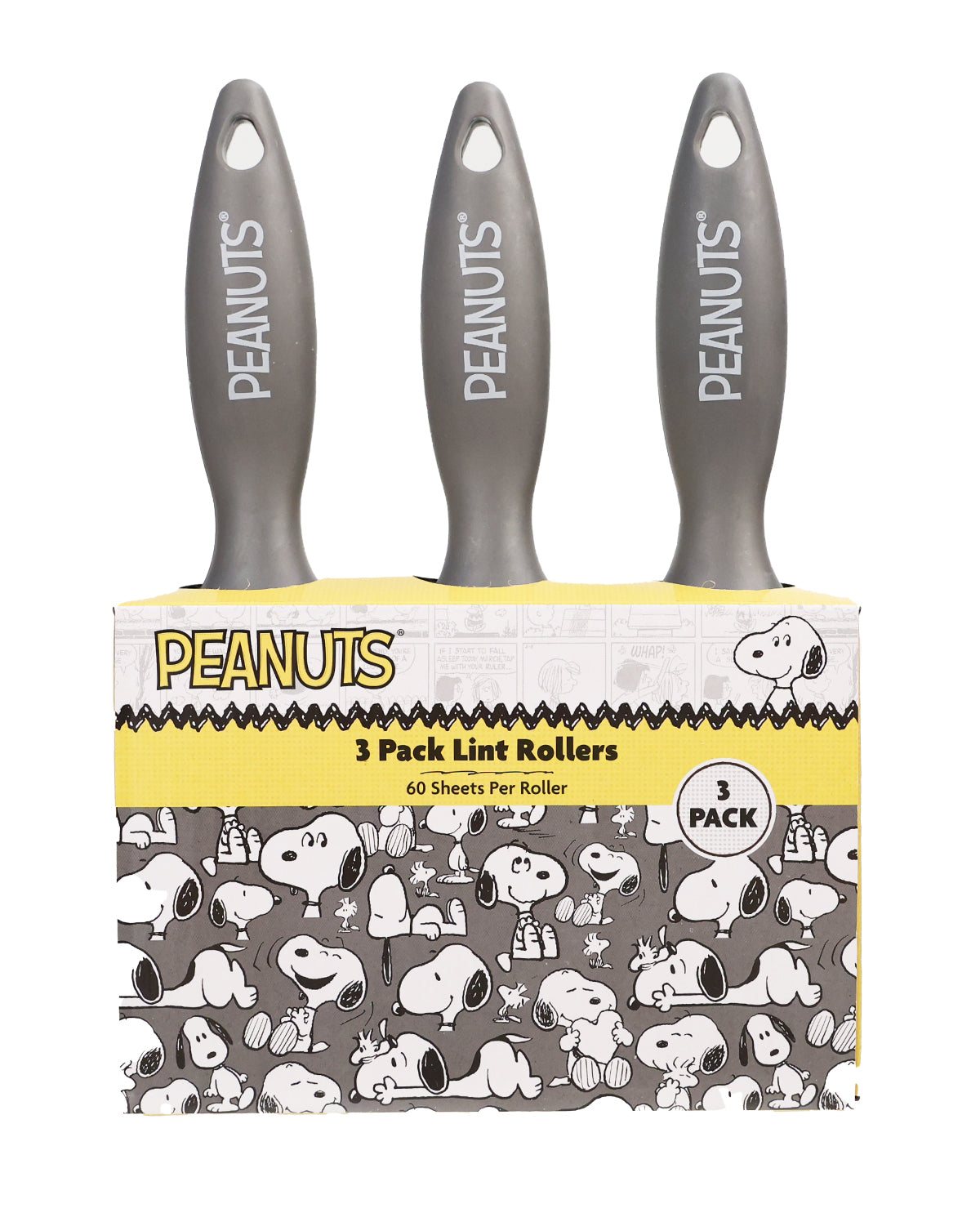 Peanuts Lint Rollers 3 Pack