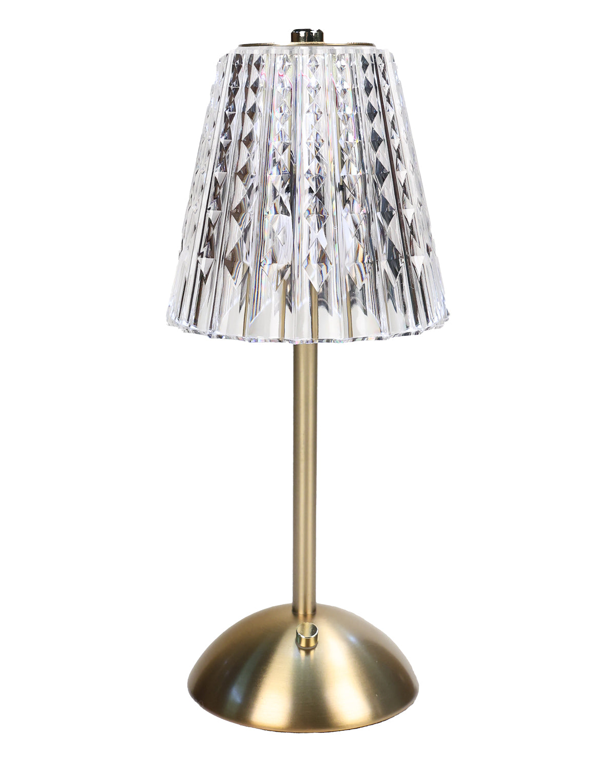 12x5 Gold Iron Touch Lamp