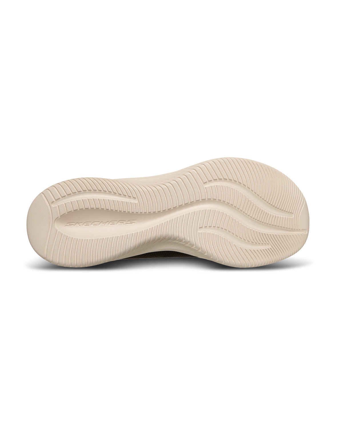 Off-white sneaker sole on a white background