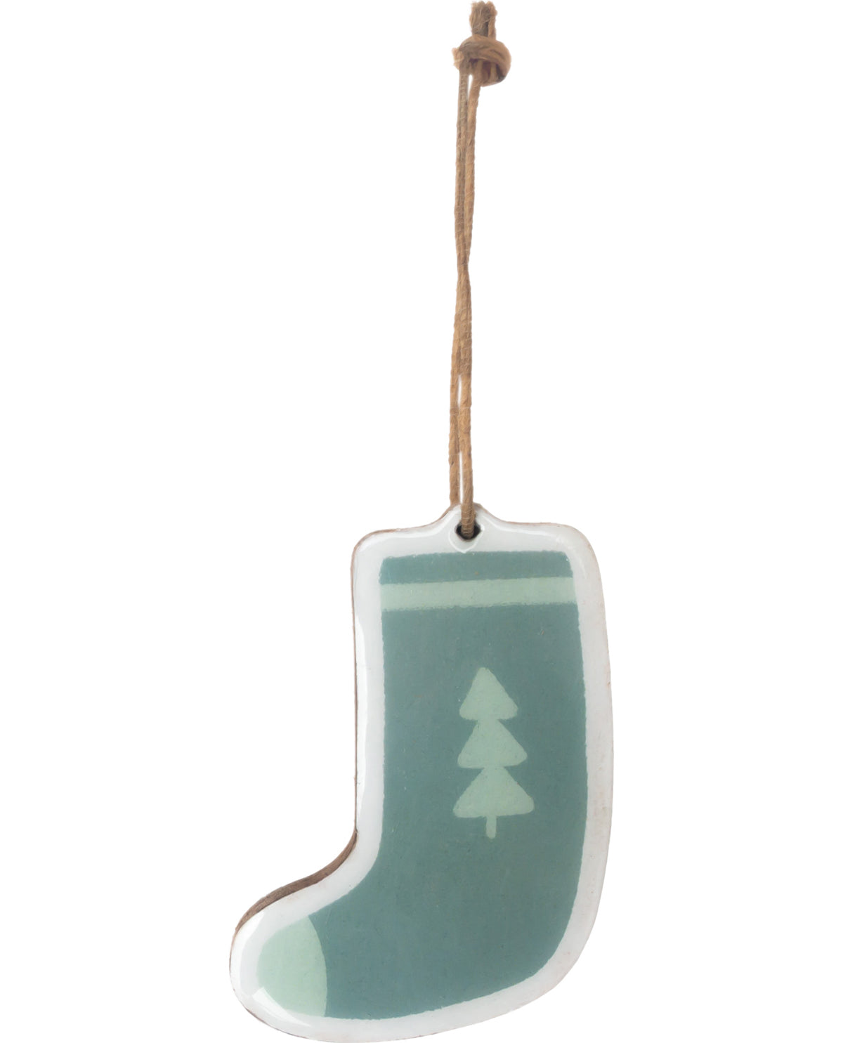 Blue Stocking Ornament
