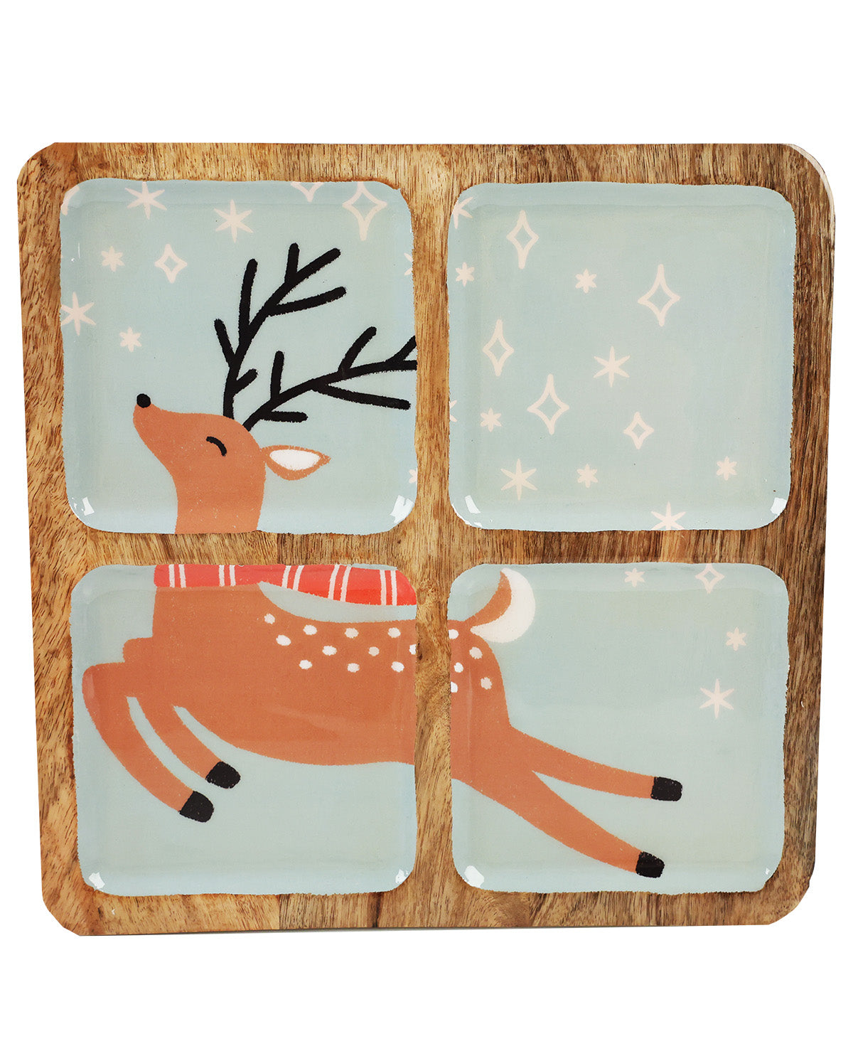 Dancing Deer 4 Sectioned Tray