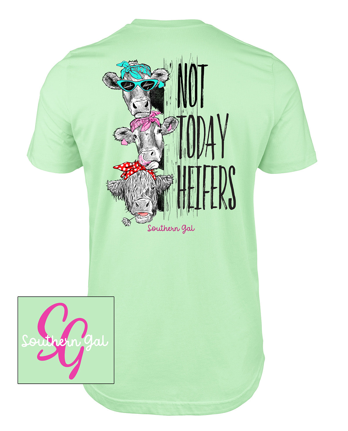 Southern Gal Heifers Short Sleeve Screen Tee