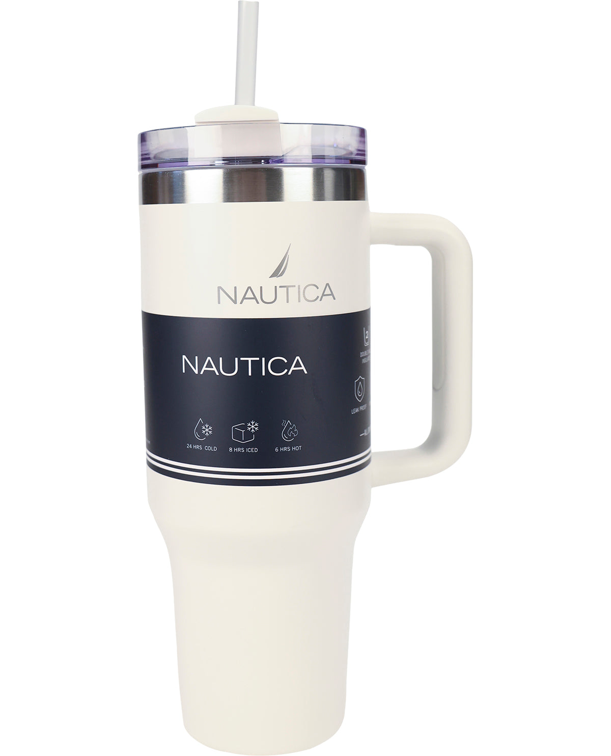 Nautica 40oz Winter White Tumbler