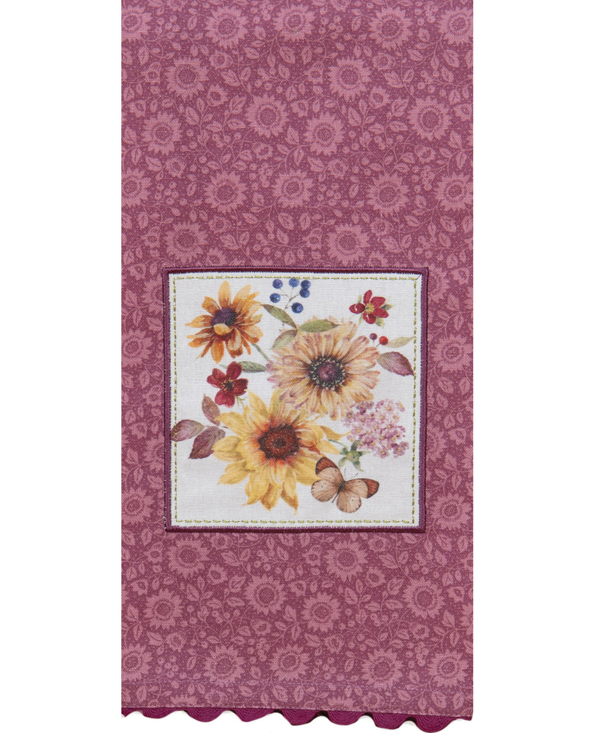 Kay Dee Designs Mulberry Bloom Patch Tea Towel