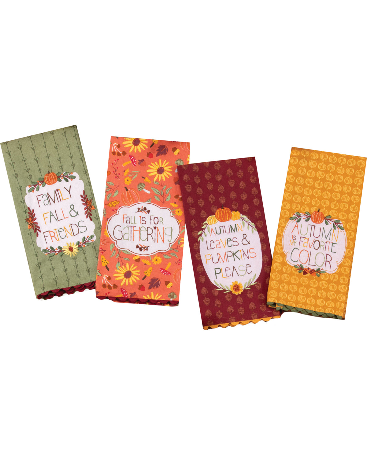 Kay Dee Designs Autumn Spice 12 Asst Tea Towels