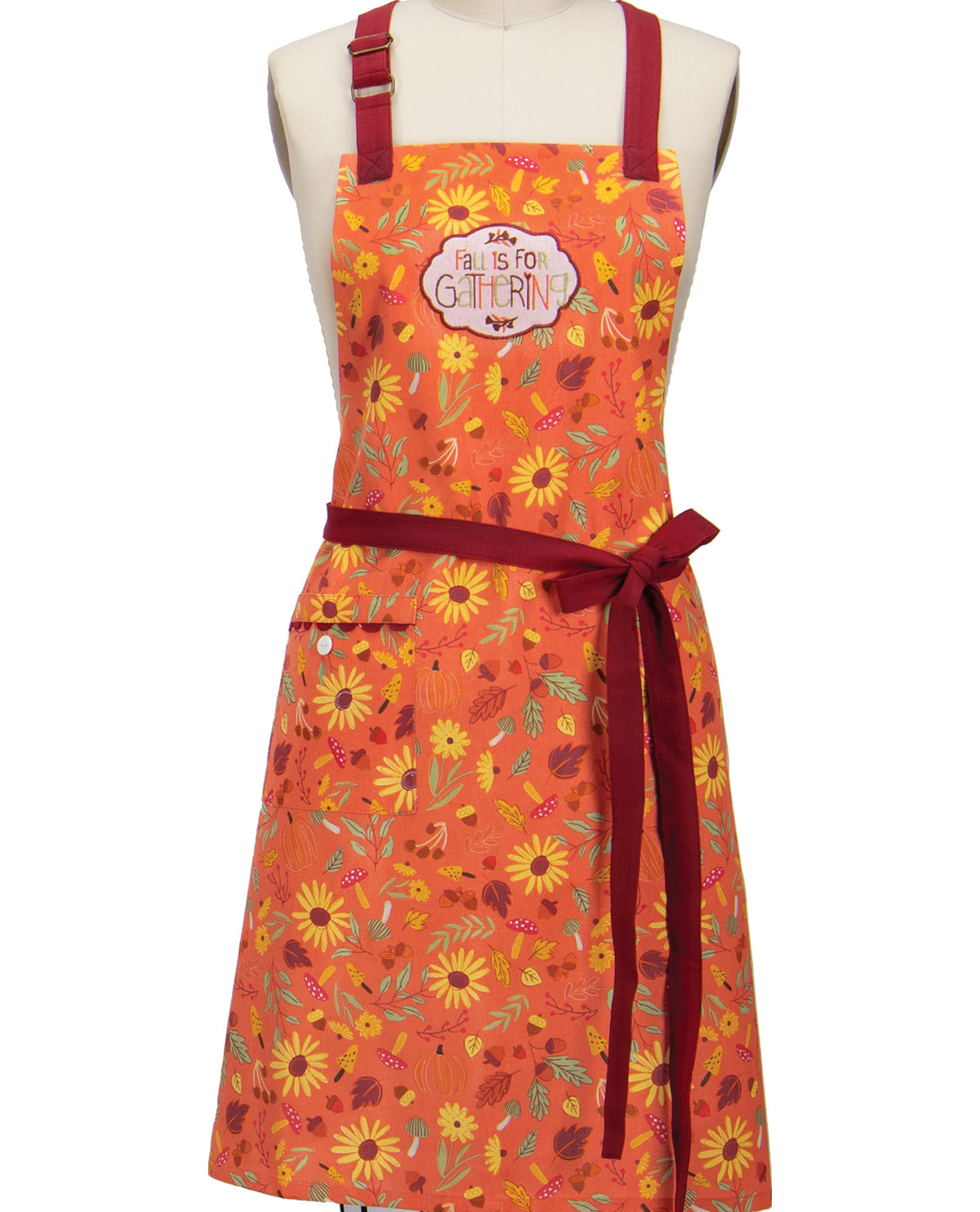 Kay Dee Designs Autumn Spice Chef Apron With Pocket