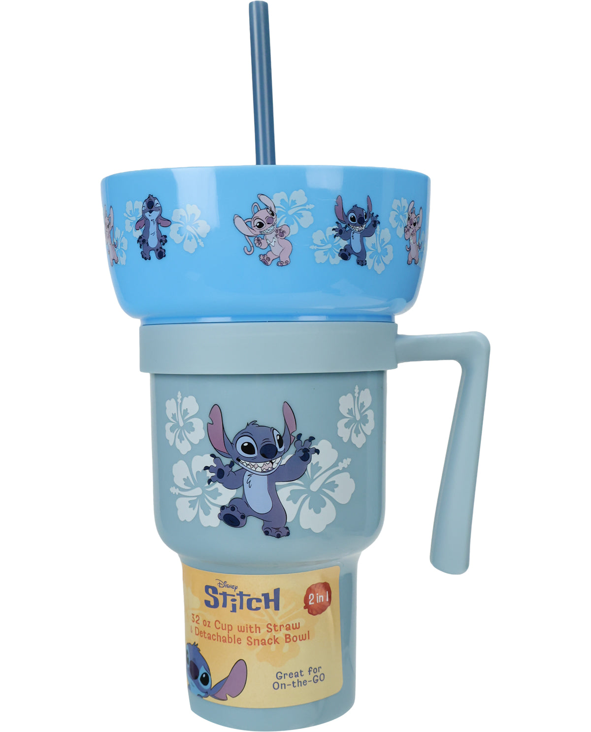Stitch Sip N Snack Set