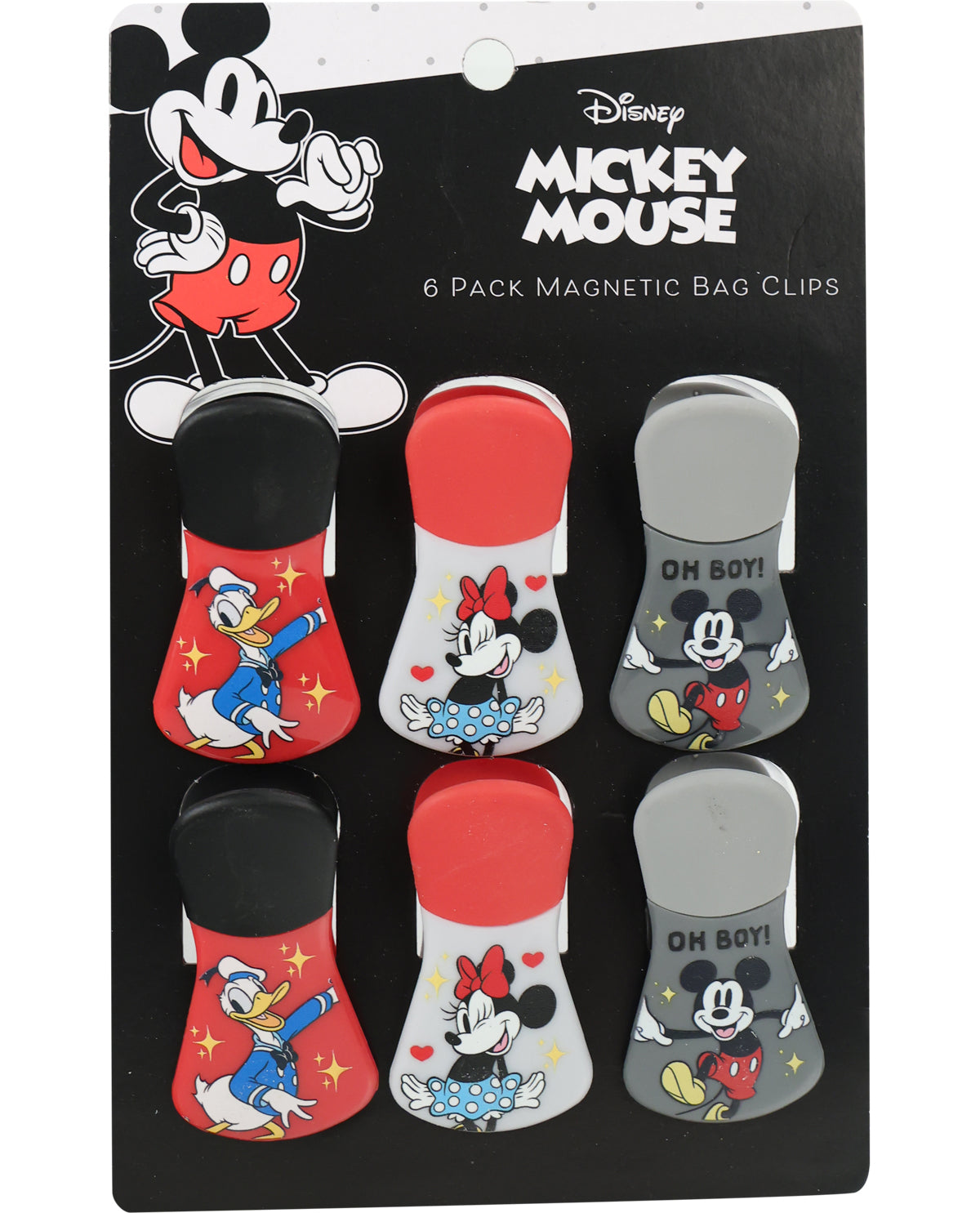Mickey 6 Piece Magnetic Bag Clips