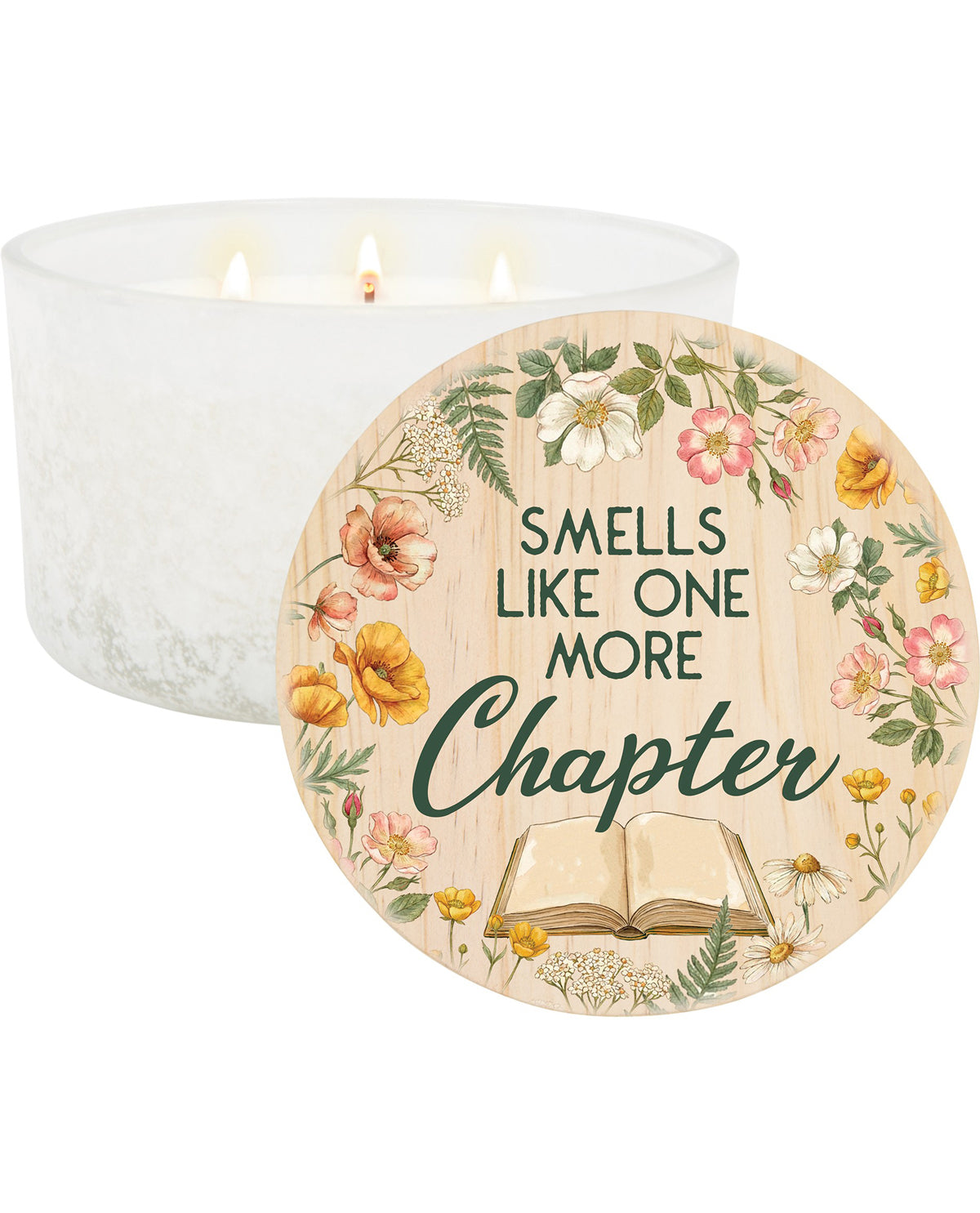 Carson Smells Like One More Chapter Candle