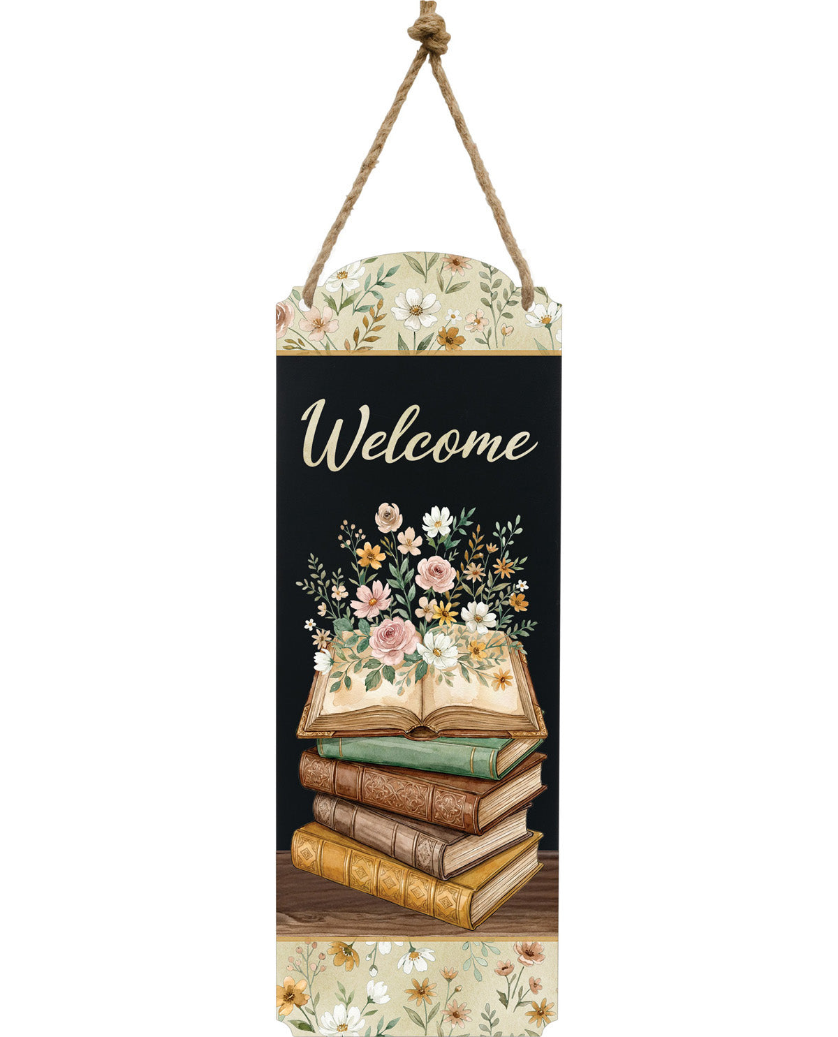 Carson Welcome Books 18" Wall Plaque